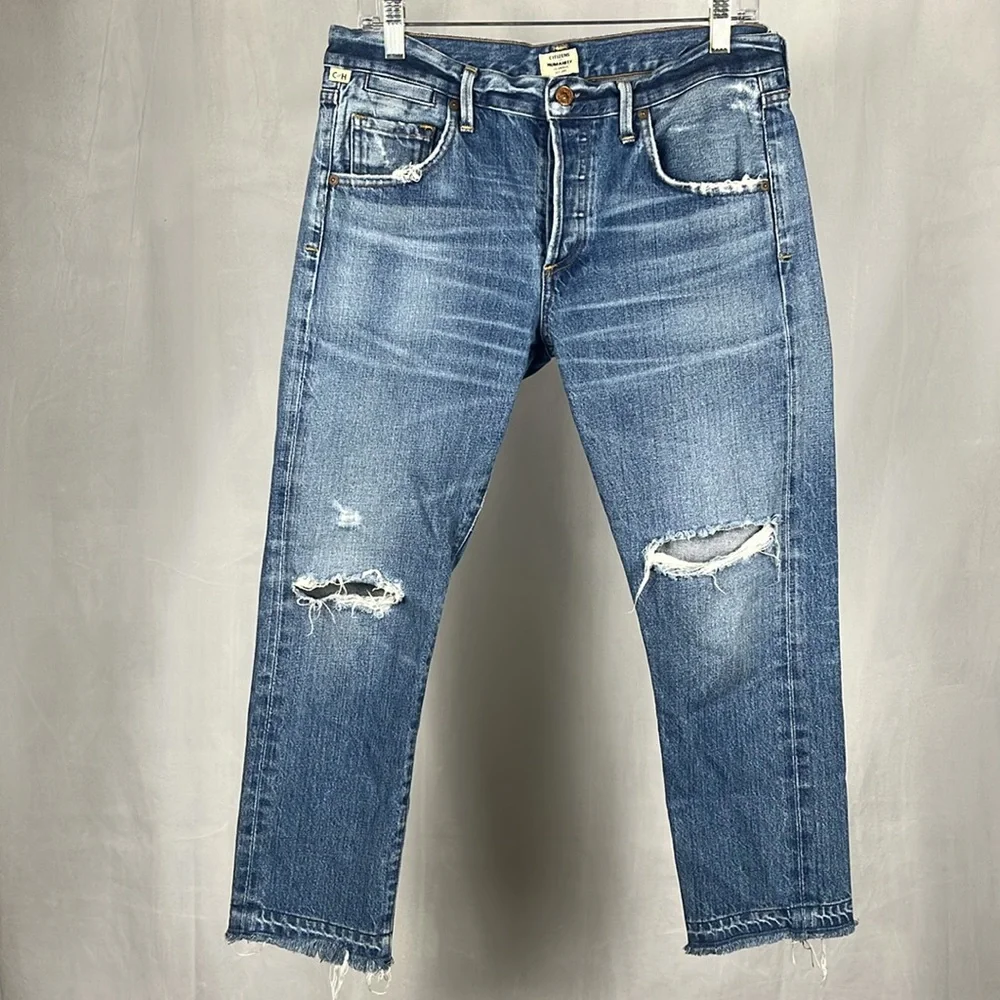 Citizens of Humanity Premium Vintage Emerson Crop Slim Boyfriend in Daze.‎